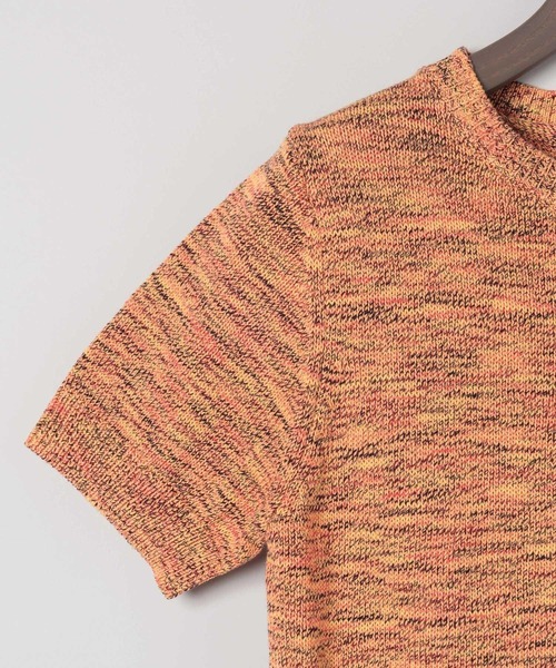 eL（エル）の「【eL】5G Melange Cardigan SS/491045（カーディガン/ボレロ・レディース・ブルー系その他/オレンジ・FREE）」の9枚目の写真