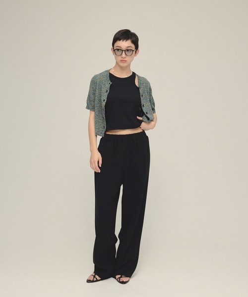 eL】5G Melange Cardigan SS/491045（カーディガン/ボレロ）｜eL