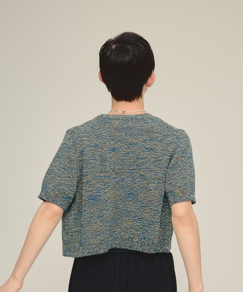 カーディガン 「eL」5G Melange Cardigan SS/491045 レディース eL】5G Melange Cardigan SS/491045（カーディガン/ボレロ）｜eL