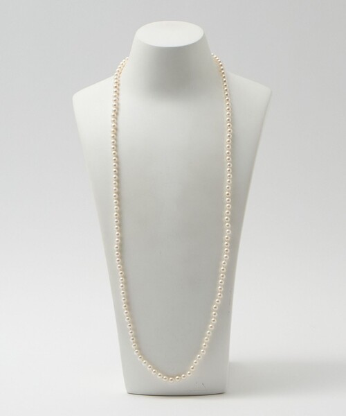 UNITED ARROWS（ユナイテッドアローズ）の「イミテーションパール ノット ネックレス（ネックレス・レディース・ホワイト・FREE）」の8枚目の写真