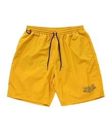 メンズのパンツ（イエロー/黄色系・ショート・ひざ上丈