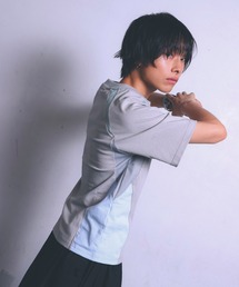 a2o（エーツーオー）の「【a2o】カラーパネルTシャツ（Tシャツ/カットソー）」