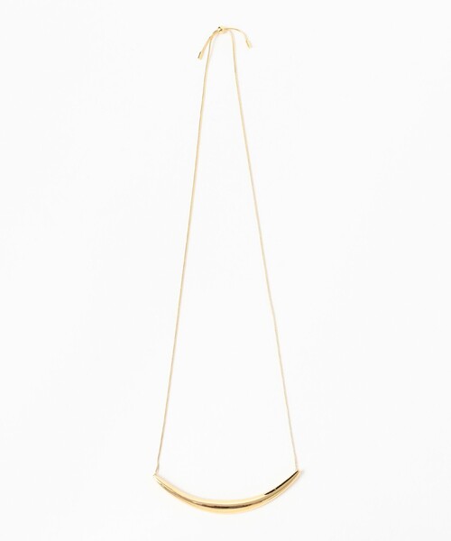 Demi-Luxe BEAMS（デミルクス ビームス）の「クレセント ムーン ネックレス .M（ネックレス・レディース・ゴールド・ONE SIZE）」の5枚目の写真