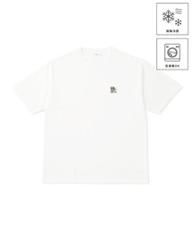 j.n.r.d | 【接触冷感】j.n.r.d/ワンポイントベア刺繍Tシャツ(Tシャツ/カットソー)