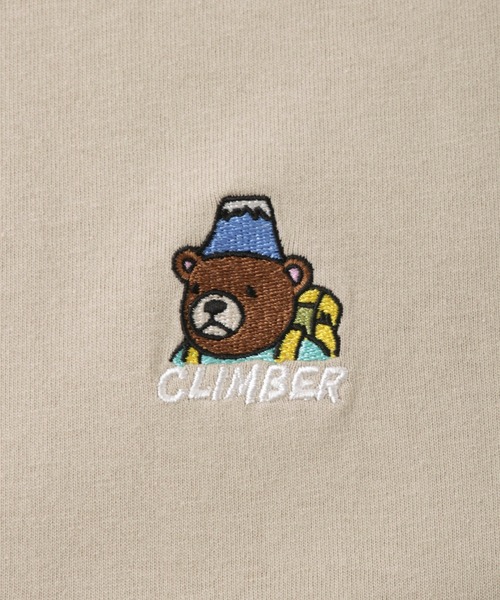j.n.r.d(ジェー・エヌ・アール・ディー)の「【接触冷感】j.n.r.d/ワンポイントベア刺繍Tシャツ(Tシャツ/カットソー・メンズ・ベージュ/ネイビー/ホワイト・L/LL/S/M)」の9枚目の写真