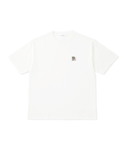 j.n.r.d(ジェー・エヌ・アール・ディー)の「【接触冷感】j.n.r.d/ワンポイントベア刺繍Tシャツ(Tシャツ/カットソー・メンズ・ベージュ/ネイビー/ホワイト・L/LL/S/M)」の22枚目の写真