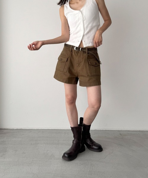 セール】MAYSEVEN コットンツイルカーゴショートパンツ（その他