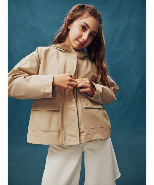 GAP（ギャップ）の「アノラック ジャケット (キッズ)（その他アウター・キッズ・ベージュ・110cm/120cm/130cm/140cm/150cm/160cm）」の2枚目の写真