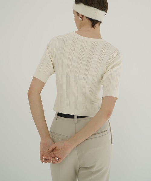 W FACE RIB KNIT CARDIGAN（カーディガン/ボレロ）｜CLANE