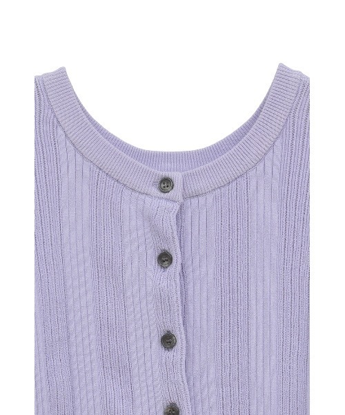 【新品未使用】CLANE｜ニットカーディガン W FACE RIB KNIT CARDIGAN（カーディガン/ボレロ）｜CLANE