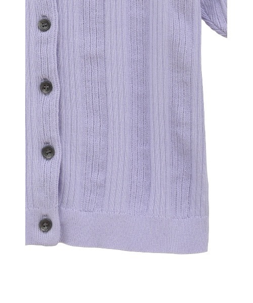 W FACE RIB KNIT CARDIGAN（カーディガン/ボレロ）｜CLANE