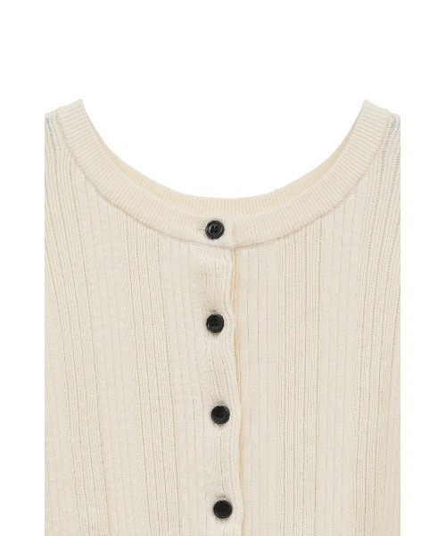 セール】W FACE RIB KNIT CARDIGAN（カーディガン/ボレロ）｜CLANE