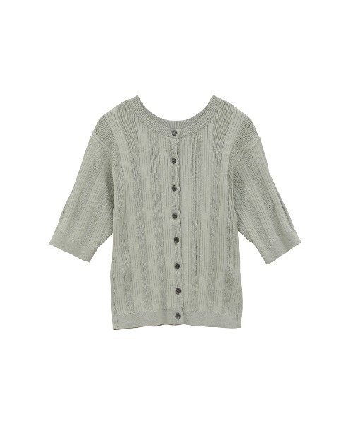 W FACE RIB KNIT CARDIGAN（カーディガン/ボレロ）｜CLANE