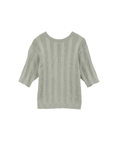 セール】W FACE RIB KNIT CARDIGAN（カーディガン/ボレロ）｜CLANE