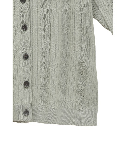 CLANE カーディガン サイズ1 アイボリー W FACE RIB KNIT CARDIGAN（カーディガン/ボレロ）｜CLANE