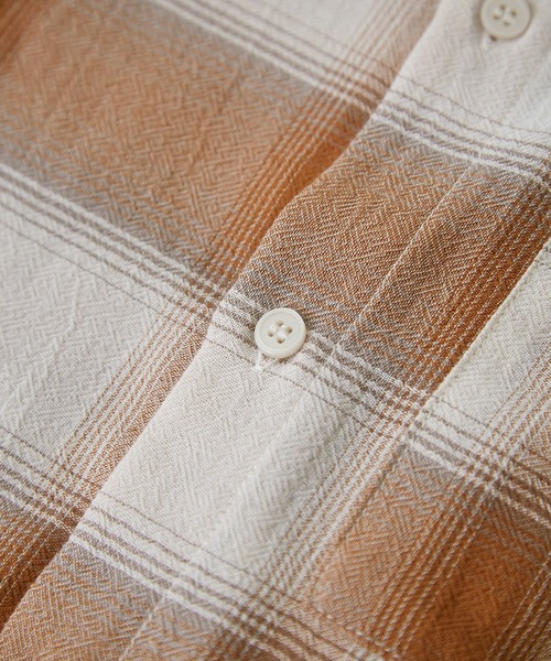 VIS（ビス）の「オンブレチェックオーバーシャツ（シャツ/ブラウス・レディース・ベージュ系その他/ブラック系その他・FREE）」の6枚目の写真