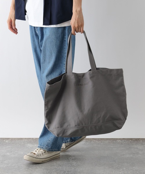 FOUND GOOD（ファウンドグッド）の「サコッシュツキトートバッグM（トートバッグ・メンズ・グレー系/ベージュ/グリーン系8・FREE）」の2枚目の写真