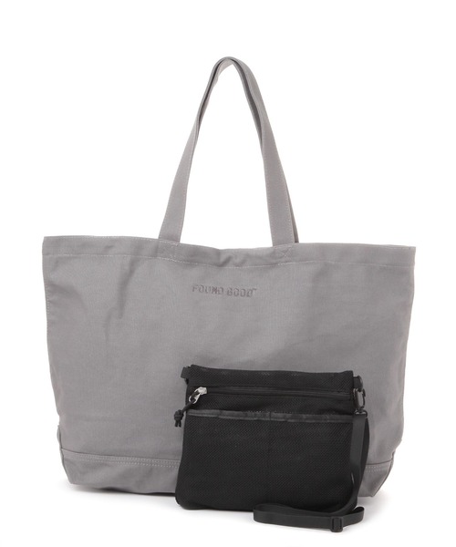 FOUND GOOD（ファウンドグッド）の「サコッシュツキトートバッグM（トートバッグ・メンズ・グレー系/ベージュ/グリーン系8・FREE）」の5枚目の写真