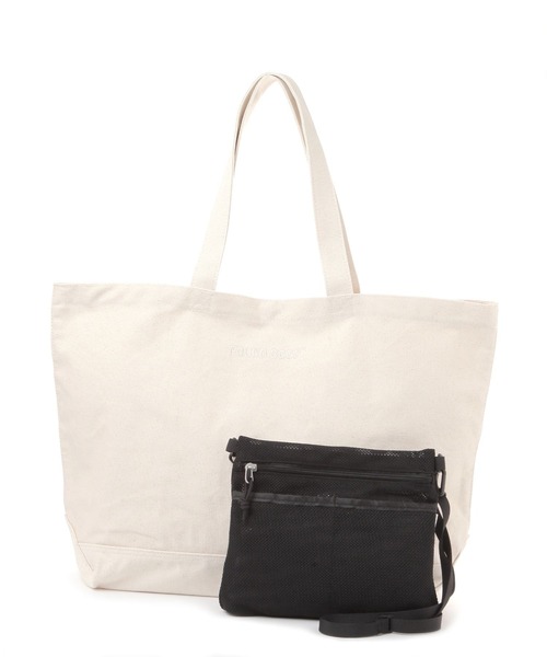 FOUND GOOD（ファウンドグッド）の「サコッシュツキトートバッグM（トートバッグ・メンズ・グレー系/ベージュ/グリーン系8・FREE）」の6枚目の写真