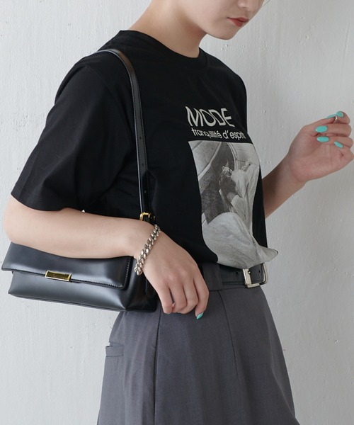 Lui's（ルイス）の「シルケットフォトT sleepy（Tシャツ/カットソー・レディース・ブラック/オフホワイト/チャコールグレー・FREE）」の20枚目の写真