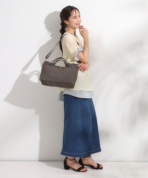 SHOO・LA・RUE（シューラルー）の「【撥水】2WAY口元くったりトートバッグ（トートバッグ・レディース・ワインレッド/ブラック/ブラウン系その他・00）」の20枚目の写真