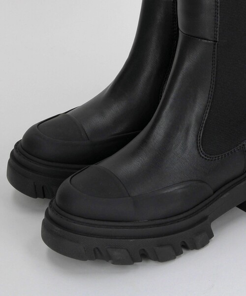 GANNI（ガニー）の「GANNI/ガニー Cleated High Chelsea Boot / S2575 / チェルシーブーツ / チャンキー / ロングブーツ（ブーツ・レディース・ブラック・38/37/36）」の7枚目の写真