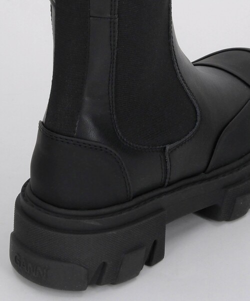 GANNI（ガニー）の「GANNI/ガニー Cleated High Chelsea Boot / S2575 / チェルシーブーツ / チャンキー / ロングブーツ（ブーツ・レディース・ブラック・38/37/36）」の8枚目の写真