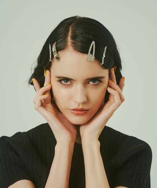 セール】(MARY QUANT)METAL CHAIN HAIR PIN SET（ヘアピン）｜MARY