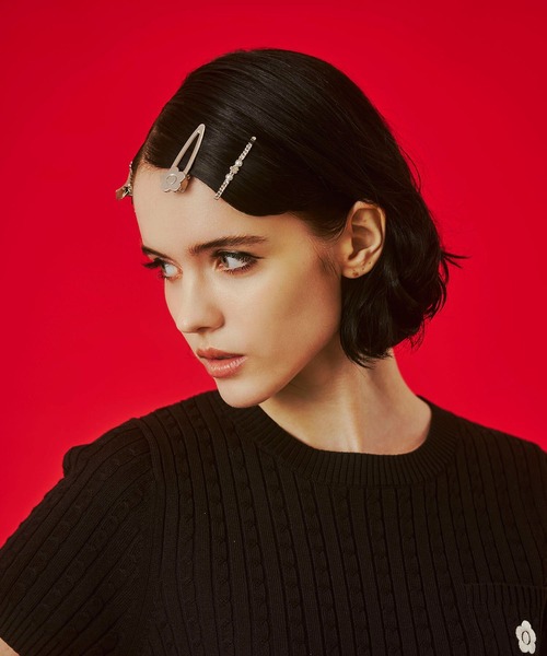ヘアピンまとめ Amazon | [マリークヮント] メタルチェーン ヘアピンセット