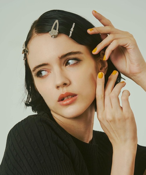 MARY QUANT)METAL CHAIN HAIR PIN SET（ヘアピン）｜MARY QUANT