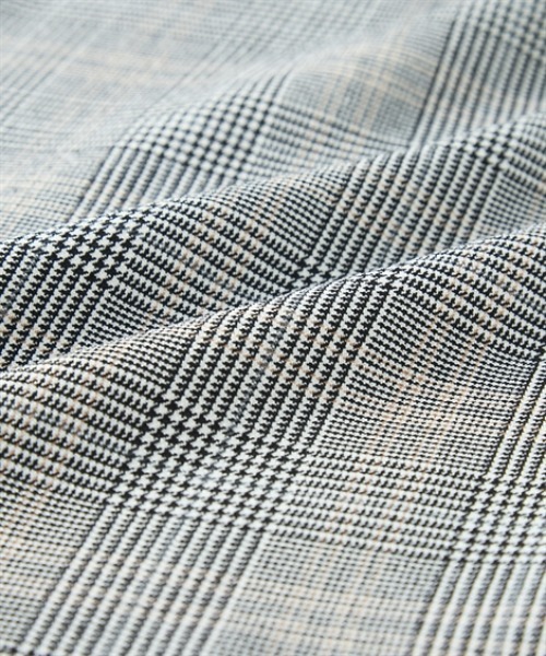 7days Life Styling（セブンデイズライフスタイリング）の「ウール調Vネックジャンパースカート（しわになりにくい・洗濯機OK）<大きいサイズ有>（ジャンパースカート・レディース・チャコール/チェック・3L/LL/L/M）」の15枚目の写真