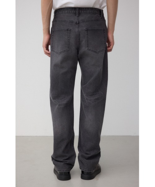 AZUL by moussy(アズールバイマウジー)の「AZUL DENIM スリムストレート(デニムパンツ・メンズ・ライトブラック/ワンウォッシュ・SMALL/MEDIUM/LARGE)」の8枚目の写真