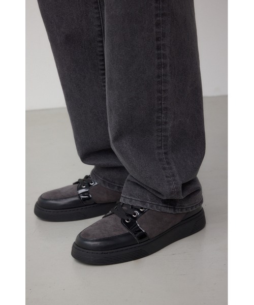 AZUL by moussy(アズールバイマウジー)の「AZUL DENIM スリムストレート(デニムパンツ・メンズ・ライトブラック/ワンウォッシュ・SMALL/MEDIUM/LARGE)」の13枚目の写真