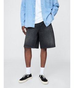 GAP バギーデニムショートパンツ リジット ジョーツ GAP バギーデニムショートパンツ 10.5インチ リジット ジョーツ