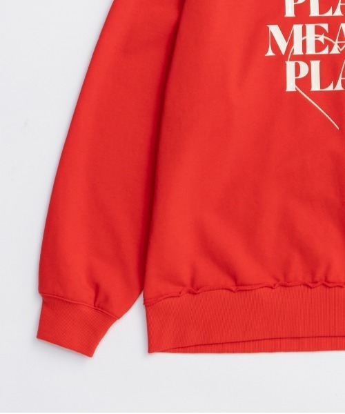 MAISON SPECIAL（メゾンスペシャル）の「Silicon Print Sweatshirt/シリコンプリントスウェット（スウェット・レディース・イエロー/レッド/ブラック/ホワイト・FREE）」の19枚目の写真