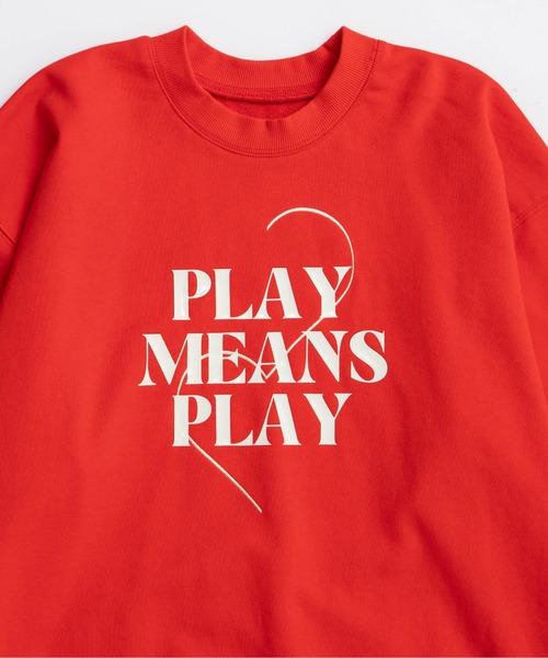 MAISON SPECIAL（メゾンスペシャル）の「Silicon Print Sweatshirt/シリコンプリントスウェット（スウェット・レディース・イエロー/レッド/ブラック/ホワイト・FREE）」の18枚目の写真
