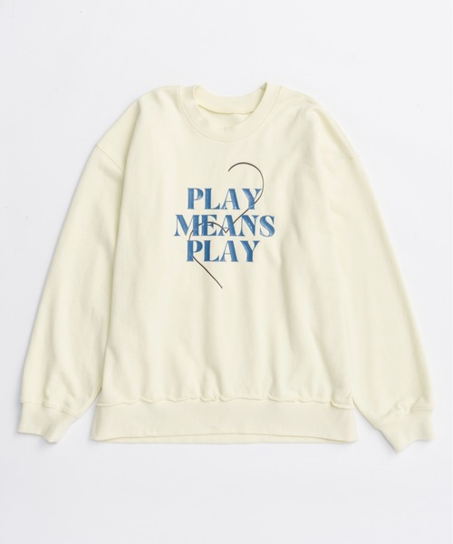 MAISON SPECIAL（メゾンスペシャル）の「Silicon Print Sweatshirt/シリコンプリントスウェット（スウェット・レディース・イエロー/レッド/ブラック/ホワイト・FREE）」の14枚目の写真