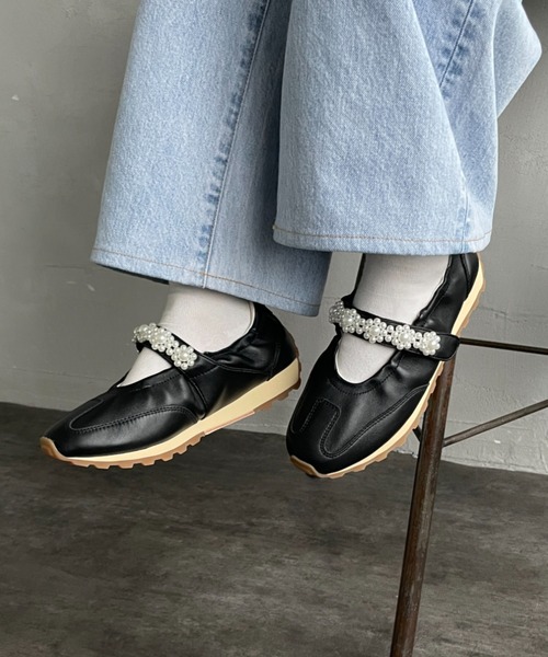 FOOT INDUSTRY/フット インダストリー] パール メリージェーン