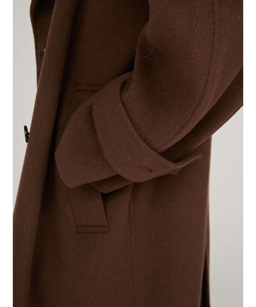 emmi（エミ）の「ロイヤルジーロン・ロングコート（チェスターコート・レディース・オリーブ/ネイビー/ブラウン・0/1）」の12枚目の写真