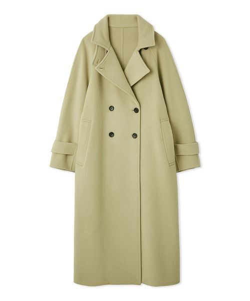 emmi（エミ）の「ロイヤルジーロン・ロングコート（チェスターコート・レディース・オリーブ/ネイビー/ブラウン・0/1）」の20枚目の写真