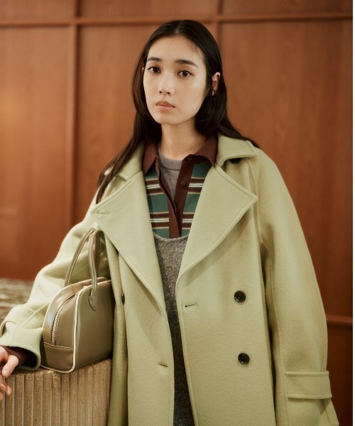 セール】ロイヤルジーロン・ロングコート（チェスターコート）｜emmi