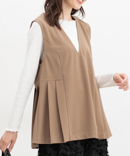 igi プリーツベスト Homme Plissé Issey Miyake プリーツ ベスト | ブラウン | FARFETCH JP