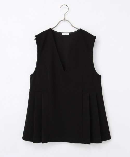 セール】【イージーケア】脇プリーツベスト（ベスト）｜Honeys