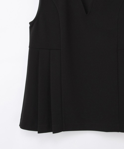 Honeys(ハニーズ)の「【イージーケア】脇プリーツベスト(ベスト・レディース・ブラック/チャコール/ブラウン系その他・LL/L/M/S)」の13枚目の写真