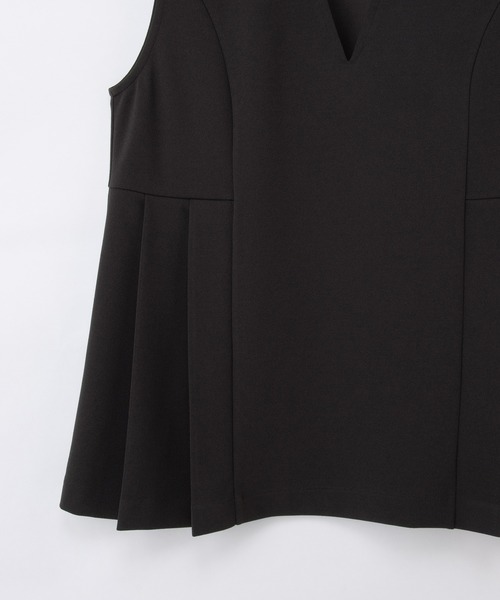 Honeys(ハニーズ)の「【イージーケア】脇プリーツベスト(ベスト・レディース・ブラック/チャコール/ブラウン系その他・LL/L/M/S)」の15枚目の写真