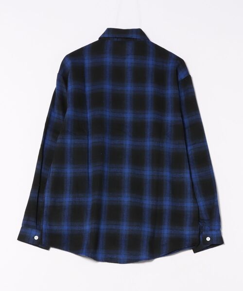 Mayree（メイリー）の「オンブレチェックシャツ(NEZ)（シャツ/ブラウス・メンズ・ブルー/ブラック/レッド・FREE）」の15枚目の写真
