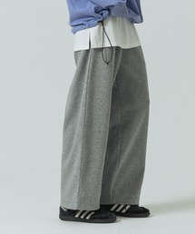 【SLICK/スリック】Double Air Knit Sweat Wide Pants/ダンボールニットワイドパンツ/スウェット/セットアップ
