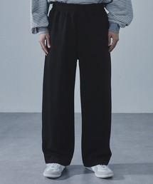 【SLICK/スリック】Double Air Knit Sweat Wide Pants/ダンボールニットワイドパンツ/スウェット/セットアップ