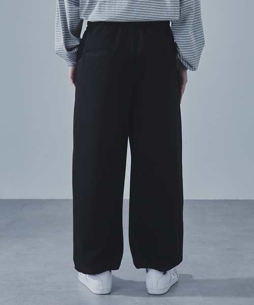 SLICK（スリック）の「【SLICK/スリック】Double Air Knit Sweat Wide Pants/ダンボールニットワイドパンツ/スウェット/セットアップ（スウェットパンツ・メンズ・ヘザーグレー/ブラック/ブラウン・1/2/3）」の7枚目の写真