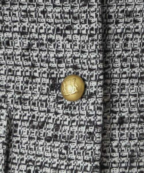 DRESSTERIOR（ドレステリア）の「◆【セットアップ可】ツイード ノーカラージャケット（ノーカラージャケット・レディース・グレー/ブラック・36/34/38）」の8枚目の写真